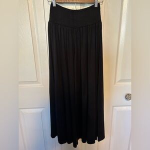 Black Earthbound Wide Leg Pants